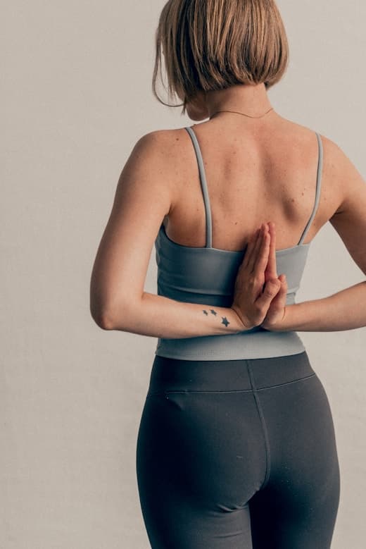 Jeem Gym yoga pose